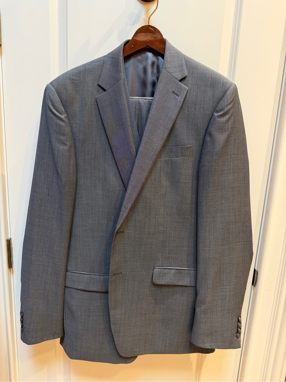 Men’s 3 piece Gray Suit by Ralph Lauren, Sz 44L